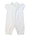 A White Short Sleeve Jumpsuits from Ralph Lauren in size 0-3M for girl. (Front View)