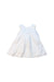 A White Sleeveless Dresses from Ralph Lauren in size 0-3M for girl. (Front View)