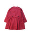 A Red Coats from Burberry in size 3T for girl. (Back View)