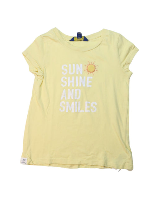 A Yellow Short Sleeve T Shirts from Polo Ralph Lauren in size 6T for girl. (Front View)