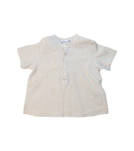 A White Short Sleeve Shirts from Bonpoint in size 4T for boy. (Front View)