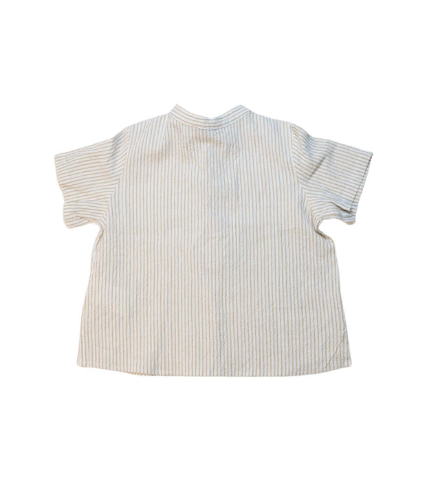 A White Short Sleeve Shirts from Bonpoint in size 4T for boy. (Back View)