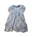 A Multicolour Short Sleeve Dresses from Velveteen in size 5T for girl. (Front View)