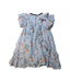 A Multicolour Short Sleeve Dresses from Velveteen in size 5T for girl. (Back View)