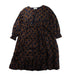 A Brown Long Sleeve Dresses from Louis Louise in size 4T for girl. (Front View)