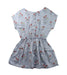 A Blue Short Sleeve Dresses from Bobo Choses in size 4T for girl. (Back View)