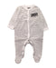 A Black Onesies from DKNY in size 0-3M for boy. (Front View)