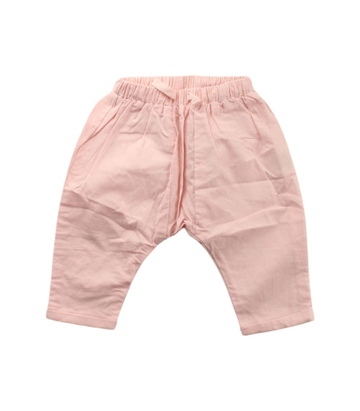 A Pink Casual Pants from Seed in size 0-3M for girl. (Front View)