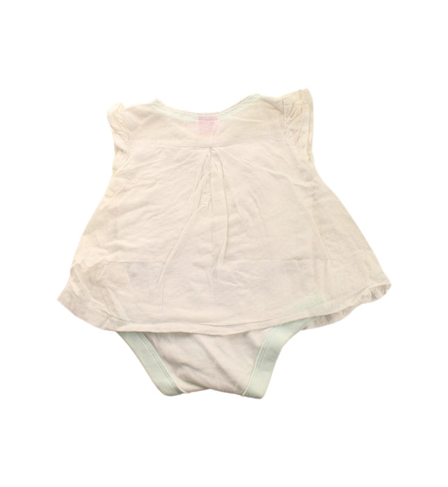 A White Sleeveless Bodysuits from Baker by Ted Baker in size 3-6M for girl. (Back View)