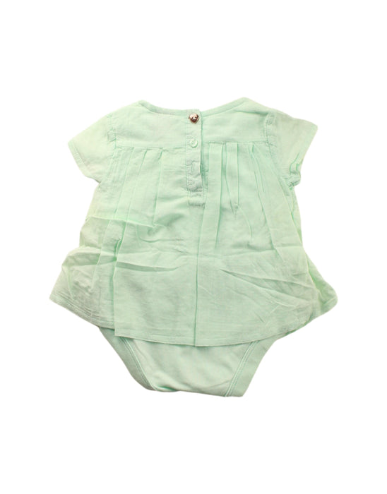 A Green Short Sleeve Bodysuits from Baker by Ted Baker in size 3-6M for girl. (Back View)