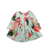 A Green Bibs from Baker by Ted Baker in size 3-6M for girl. (Front View)