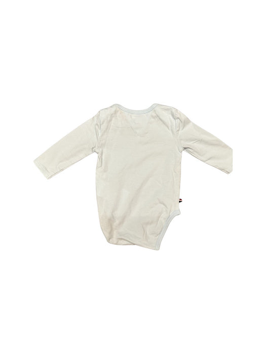 A White Long Sleeve Bodysuits from Tommy Hilfiger in size 0-3M for neutral. (Back View)