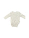 A White Long Sleeve Bodysuits from Tommy Hilfiger in size 0-3M for neutral. (Back View)