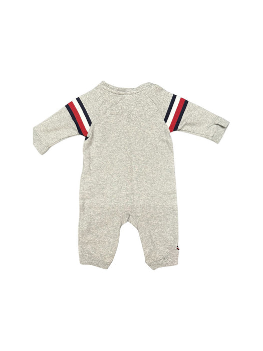 A Grey Long Sleeve Jumpsuits from Tommy Hilfiger in size 3-6M for neutral. (Back View)