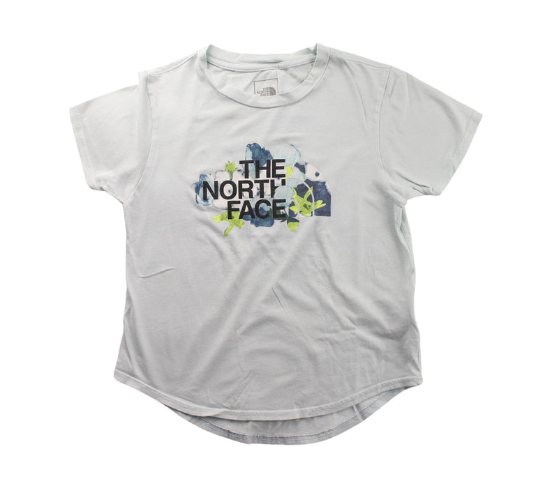 A White Short Sleeve T Shirts from The North Face in size 12Y for girl. (Front View)