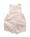 A White Sleeveless Rompers from Jacadi in size 3-6M for girl. (Back View)