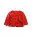 A Red Cardigans from Jacadi in size 3-6M for girl. (Back View)