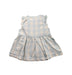 A Blue Sleeveless Dresses from Petit Bateau in size 3-6M for girl. (Back View)