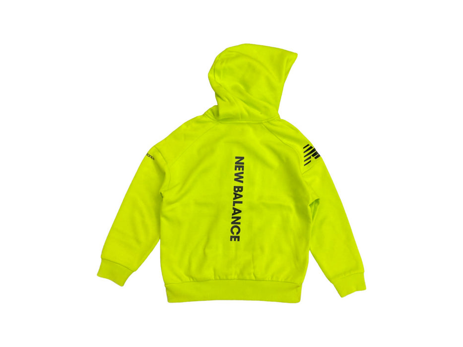 A Yellow Lightweight Jackets from New Balance in size 7Y for neutral. (Back View)