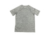 A Grey Active Tops from Under Armour in size 10Y for boy. (Back View)