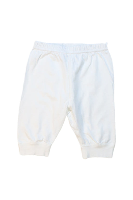 A White Casual Pants from Mides in size 3-6M for neutral. (Front View)