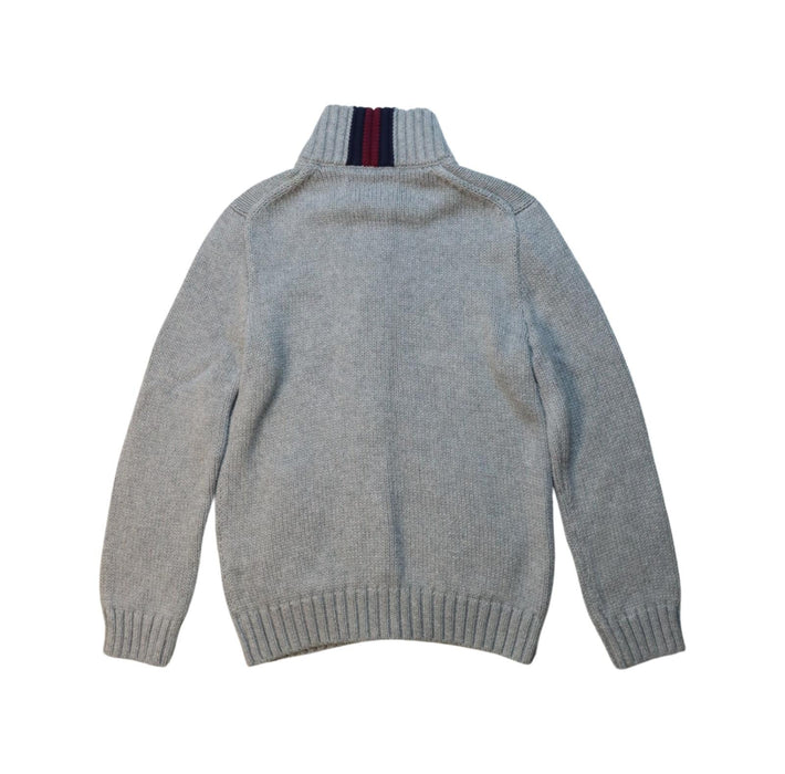 A Grey Knit Sweaters from Polo Ralph Lauren in size 5T for boy. (Back View)