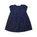 A Navy Short Sleeve Dresses from Chickeeduck in size 18-24M for girl. (Back View)