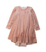 A Pink Long Sleeve Dresses from Abel & Lula in size 5T for girl. (Front View)