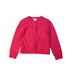 A Red Cardigans from Jacadi in size 6T for girl. (Front View)