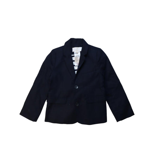 A Black Blazers from Jacadi in size 4T for boy. (Front View)