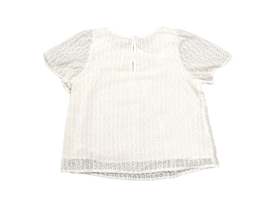 A White Short Sleeve Shirts from Balabala in size 4T for girl. (Back View)