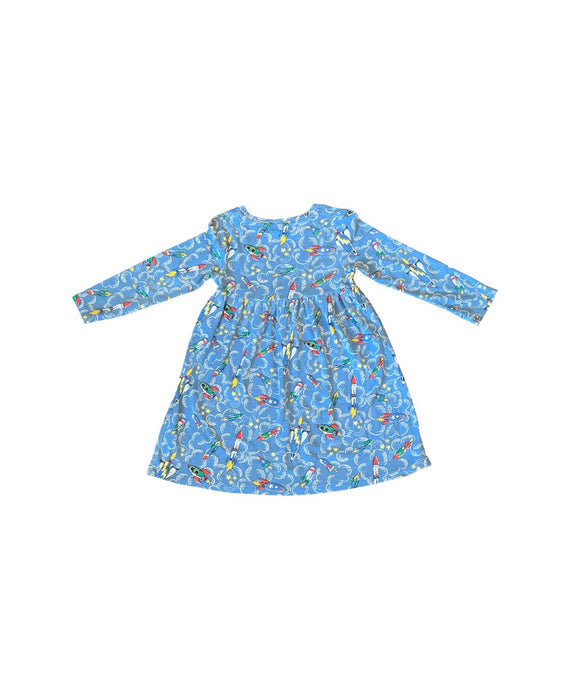 A Blue Long Sleeve Dresses from Cath Kidston in size 3T for girl. (Back View)