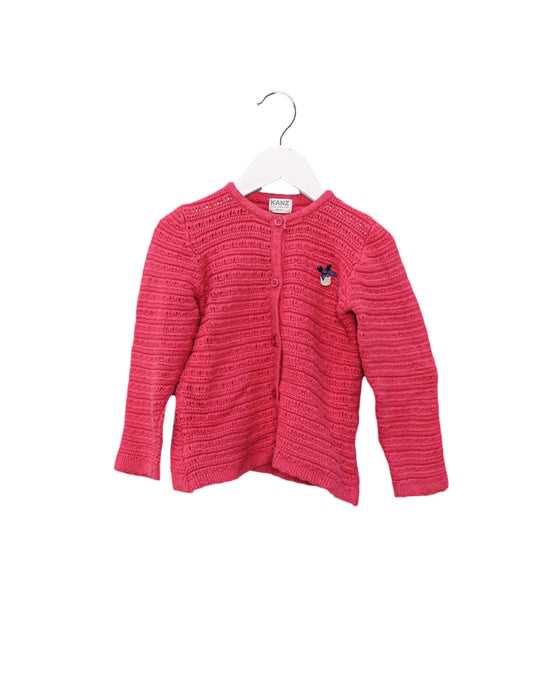 A Pink Cardigans from Kanz in size 2T for girl. (Front View)