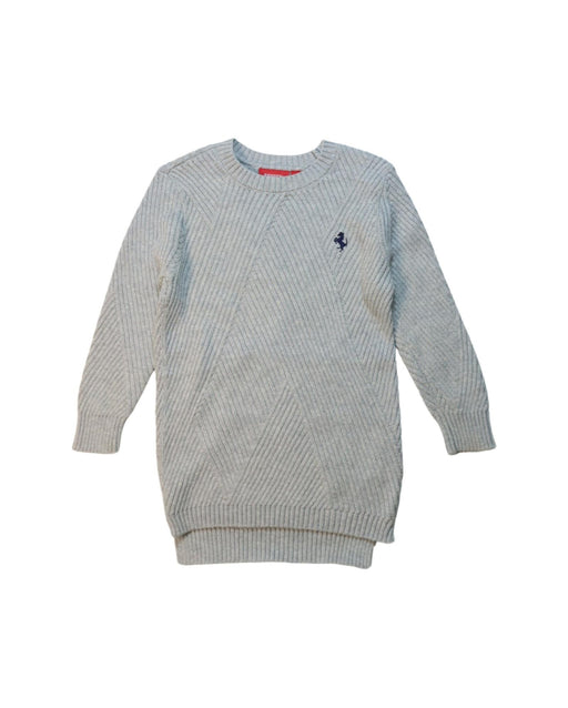 A Grey Knit Sweaters from Ferrari in size 2T for girl. (Front View)