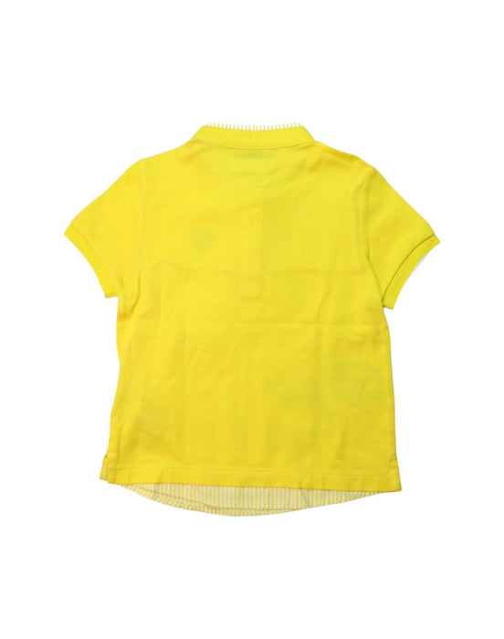 A Yellow Short Sleeve Polos from Ferrari in size 18-24M for boy. (Back View)