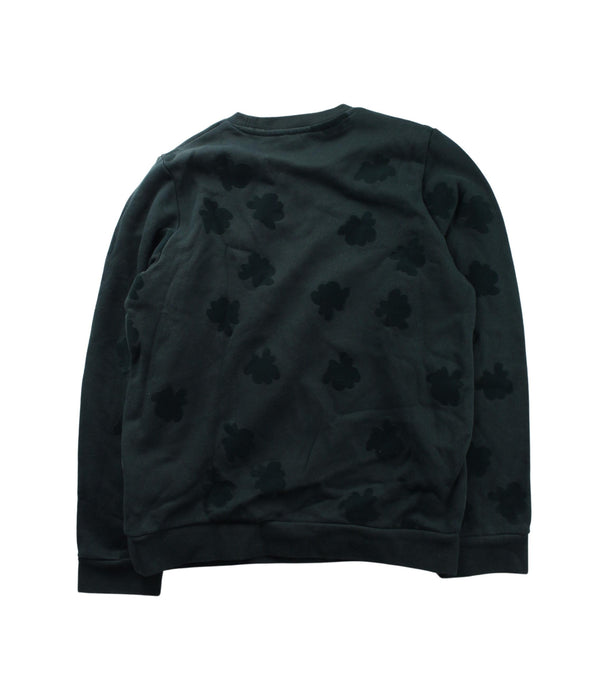 A Green Crewneck Sweatshirts from COS in size 8Y for girl. (Back View)