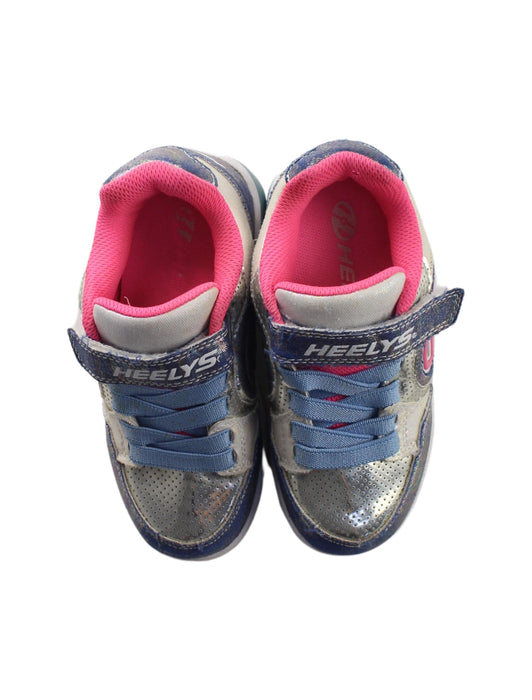 A Silver Sneakers from Heelys in size 6T for girl. (Back View)