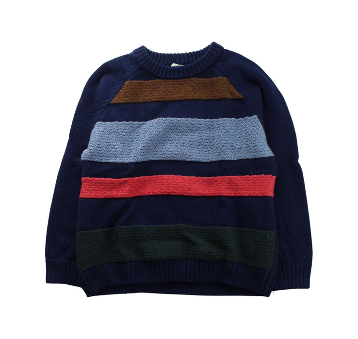 A Blue Knit Sweaters from COS in size 6T for boy. (Front View)