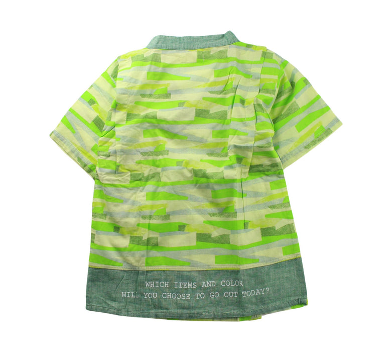 A Green Short Sleeve Tops from Ragmart in size 5T for girl. (Back View)