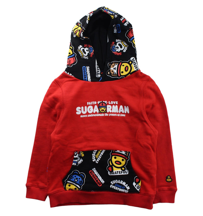 A Red Hooded Sweatshirts from Sugarman in size 7Y for neutral. (Front View)