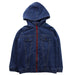 A Blue Zippered Sweatshirts from As Know As Ponpoko in size 7Y for boy. (Front View)