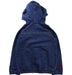 A Blue Zippered Sweatshirts from As Know As Ponpoko in size 7Y for boy. (Back View)