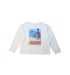 A White Long Sleeve T Shirts from Petit Bateau in size 6T for boy. (Front View)