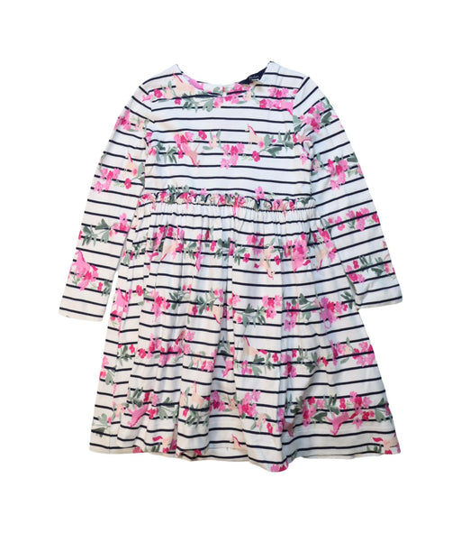 A Multicolour Long Sleeve Dresses from Joules in size 5T for girl. (Front View)