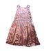 A Multicolour Sleeveless Dresses from Velveteen in size 3T for girl. (Back View)