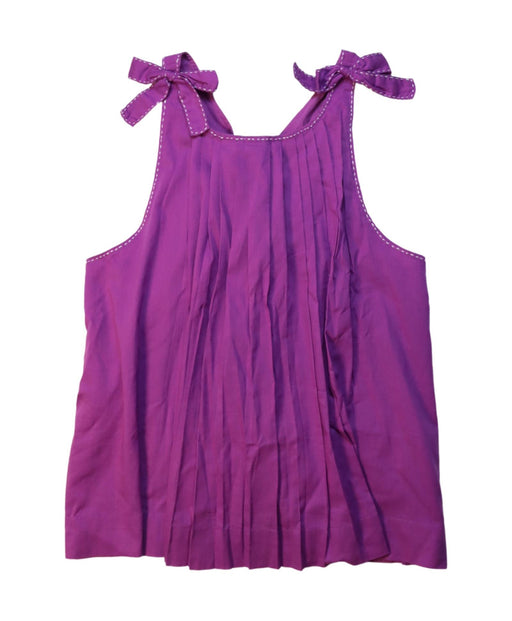 A Purple Sleeveless Tops from Velveteen in size 14Y for girl. (Front View)