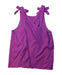 A Purple Sleeveless Tops from Velveteen in size 14Y for girl. (Back View)