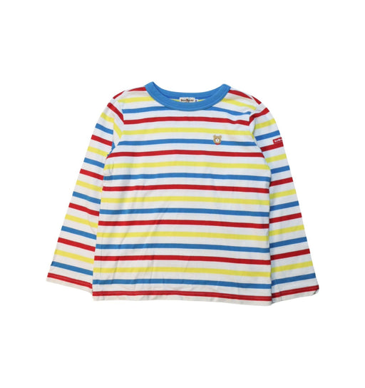 A Multicolour Long Sleeve T Shirts from Miki House in size 5T for boy. (Front View)