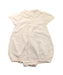 A White Short Sleeve Bodysuits from Tutto Piccolo in size 2T for girl. (Front View)