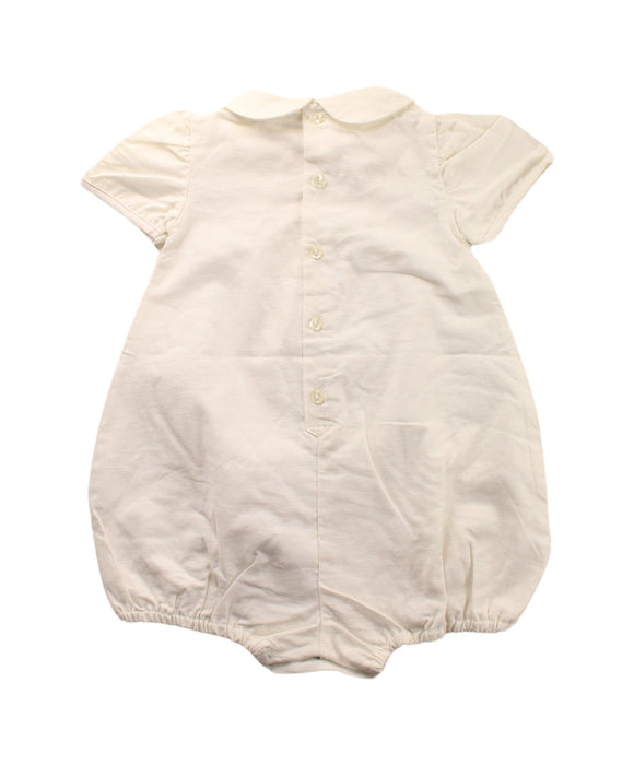 A White Short Sleeve Bodysuits from Tutto Piccolo in size 2T for girl. (Back View)